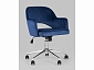 Кресло компьютерное Stool Group Кларк Велюр синий  - фото №3