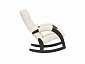 Кресло-качалка Модель 67 Венге, к/з Dundi 112 - фото №4