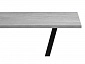 Мичиган Лофт 110х70 25 мм бетон / черный матовый Стол деревянный - фото №6