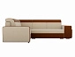 Угловой диван Мустанг с двумя пуфами Левый - фото №2