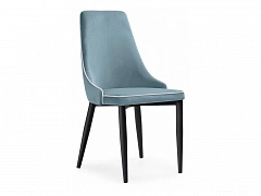 Kora 1 light blue / white / black Стул на металлокаркасе - фото №1