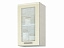 Шкаф-витрина однодверный Аура 40 см, КДСП - миниатюра