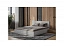 Кровать Айден КР06-1600 160х200, серый, ЛДСП - миниатюра