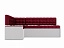 Кухонный угловой диван Ганновер Левый (164х91), вельвет бархатного типа - миниатюра