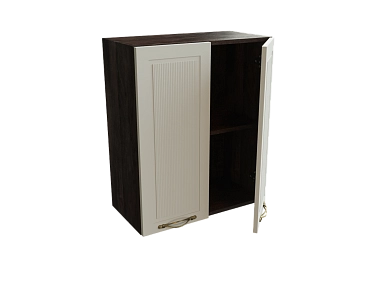 Шкаф В600 с 2-мя дверцами Моцарт ДБК/КВАРЦ ГРЕЙ Ф40 - фото №1, 888_ММК-00001893