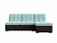 Угловой диван Релакс Правый, рогожка, экокожа - миниатюра