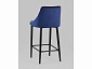 Стул полубарный Stool Group Коби Велюр синий  - фото №7