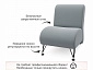 Мягкое дизайнерское кресло Pati серый - фото №10