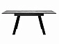 Стол DikLine DKL140 Керамика Серый мрамор/опоры черные (2 уп.) - фото №4