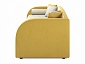 Мягкая кровать Elda 900 желтая с ортопедическим основанием и матрасом АСТРА - фото №5