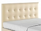 Мягкая бежевая интерьерная кровать "Селеста" 1400 с подъемным механизмом - фото №4
