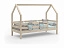 Кровать Соня с надстройкой (Натуральный), массив сосны - миниатюра