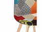 Mille fabric multicolor Стул деревянный - фото №9