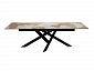 Стол DikLine EKX180, Керамика Venetian Brown Light глянец (К4), опоры черные (2 уп.) - фото №10