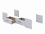 Ящики для кровати 900 Беатрис, Сакура, белый - миниатюра
