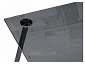 Smoke 120х80х75 clear gray / black Стол стеклянный - фото №8