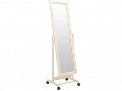 Зеркало напольное BeautyStyle 27 слоновая кость 135 см х 42,5 см - фото №1, mebelik4630216191788