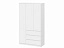 Шкаф 3-х дверный Ницца, белый - миниатюра