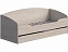 Кровать Мийа 3 КР-001 с 1 ящиком 80х200 (Ясень шимо светлый, Ясень шимо светлый), ЛДСП - миниатюра