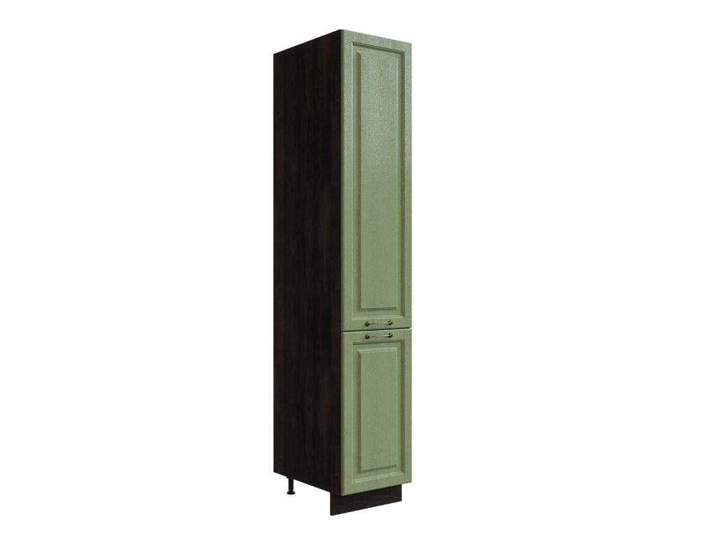 Шкаф П400 с 2-мя дверцами Ницца ДБК/ДУБ/ОЛИВ Ф20 - фото №1