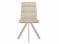 Стул DikLine 230 поворотный B03 BEIGE, ножки белые - фото №3