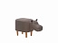 Пуф Leset Hippo COMBI, ткань рогожка - миниатюра