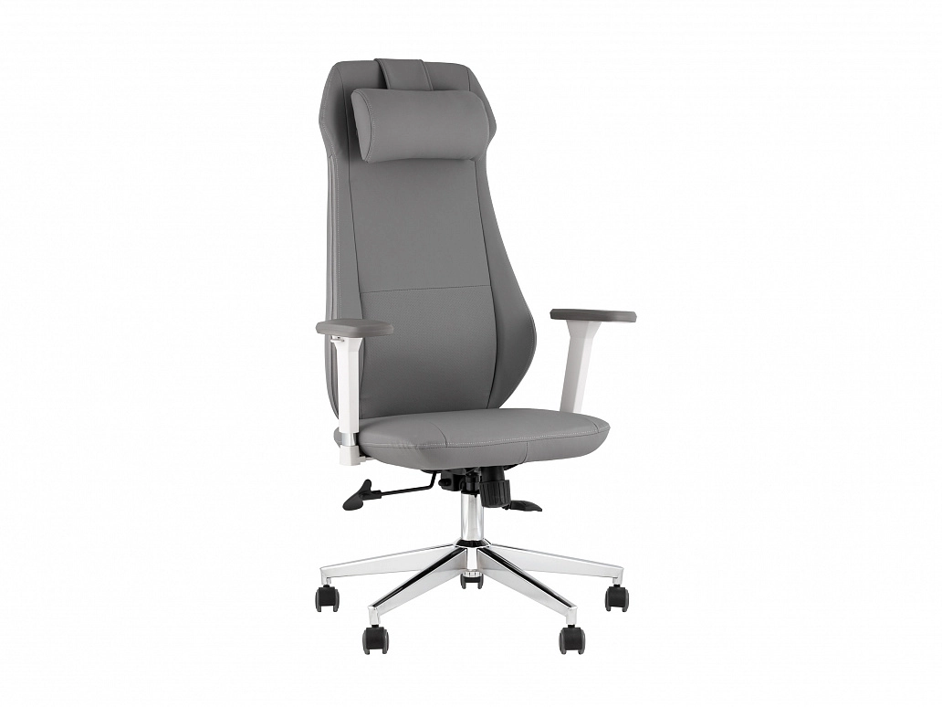 Кресло руководителя STOOL GROUP TopChairs Trophey Серый - фото №1