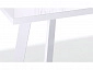Стол KENNER PL1400  белый/стекло белое - фото №4