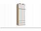 Челси Шкаф 2-х створчатый комбинированный + антресоль к шкафу 900 (Белый глянец, Дуб Сонома) - фото №2