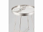 Журнальный столик STOOL GROUP STOOL GROUP Гера 50*50 Белая керамика, сталь серебро  - фото №4