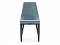 Kora 1 light blue / white / black Стул на металлокаркасе - фото №4