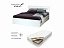 Кровать Наоми КР-11 160х200 с матрасом BSA в комплекте, без обивки - миниатюра