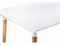 Table 120 white / wood Стол деревянный - фото №7