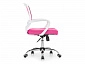 Ergoplus белое / розовое Компьютерное кресло - фото №5
