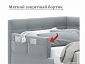 Односпальная кровать-тахта Colibri 800 серая с подъемным механизмом и защитным бортиком - фото №5