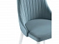 Kora light blue / white Стул на металлокаркасе - фото №12