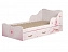 Кровать с ящиками Принцесса 5 90х190, без обивки - миниатюра