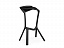 Mega black Барный стул, пластик - миниатюра