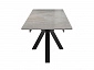 Стол DikLine SFE160 Керамика Italian Grey (глянец серый)/подстолье черное/опоры черные (2 уп.) - фото №5
