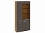 Шкаф комбинированный с 4 дверями Николь, фон коричневый - миниатюра
