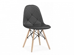 Kvadro 1 gray / wood Стул деревянный - фото №1