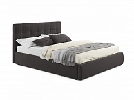 Мягкая кровать Selesta 1400 шоколад с подъемным механизмом - фото №1