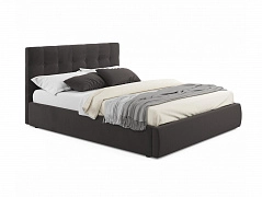 Мягкая кровать Selesta 1400 шоколад с подъемным механизмом - фото №1, mebel_stock_4427