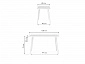 Тринити Лофт 120 25 мм бетон / белый матовый Стол деревянный - фото №3