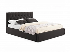 Мягкая кровать Verona 1400 шоколад с подъемным механизмом - фото №1, mebel_stock_4341