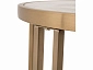 Стол журнальный STOOL GROUP Алиада 55*55 Светлая керамика/шампань  - фото №8