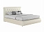 Мягкая интерьерная кровать "Амели" 1600 белая, экокожа - миниатюра