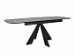 Стол DikLine SKU120 Керамика Серый мрамор/подстолье черное/опоры черные - фото №5