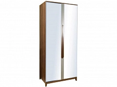Шкаф двухстворчатый с зеркалами Сканди Грей - фото №1, R-Home1414