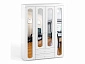 Шкаф 4-х дверный с ящиками и 4-я зеркалами Афина АФ-64 белое дерево - фото №2
